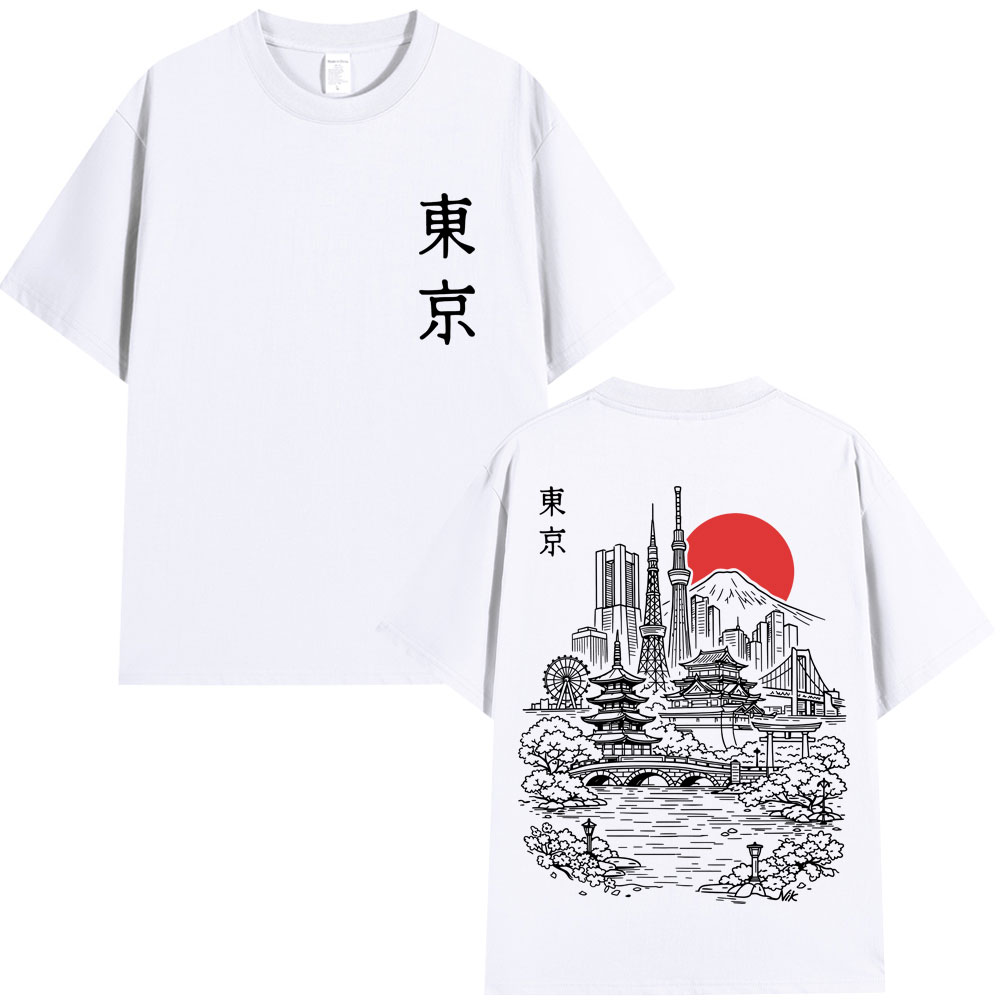 Vintage Fashion In Tokyo - T-shirt graphique de voyage style japonais