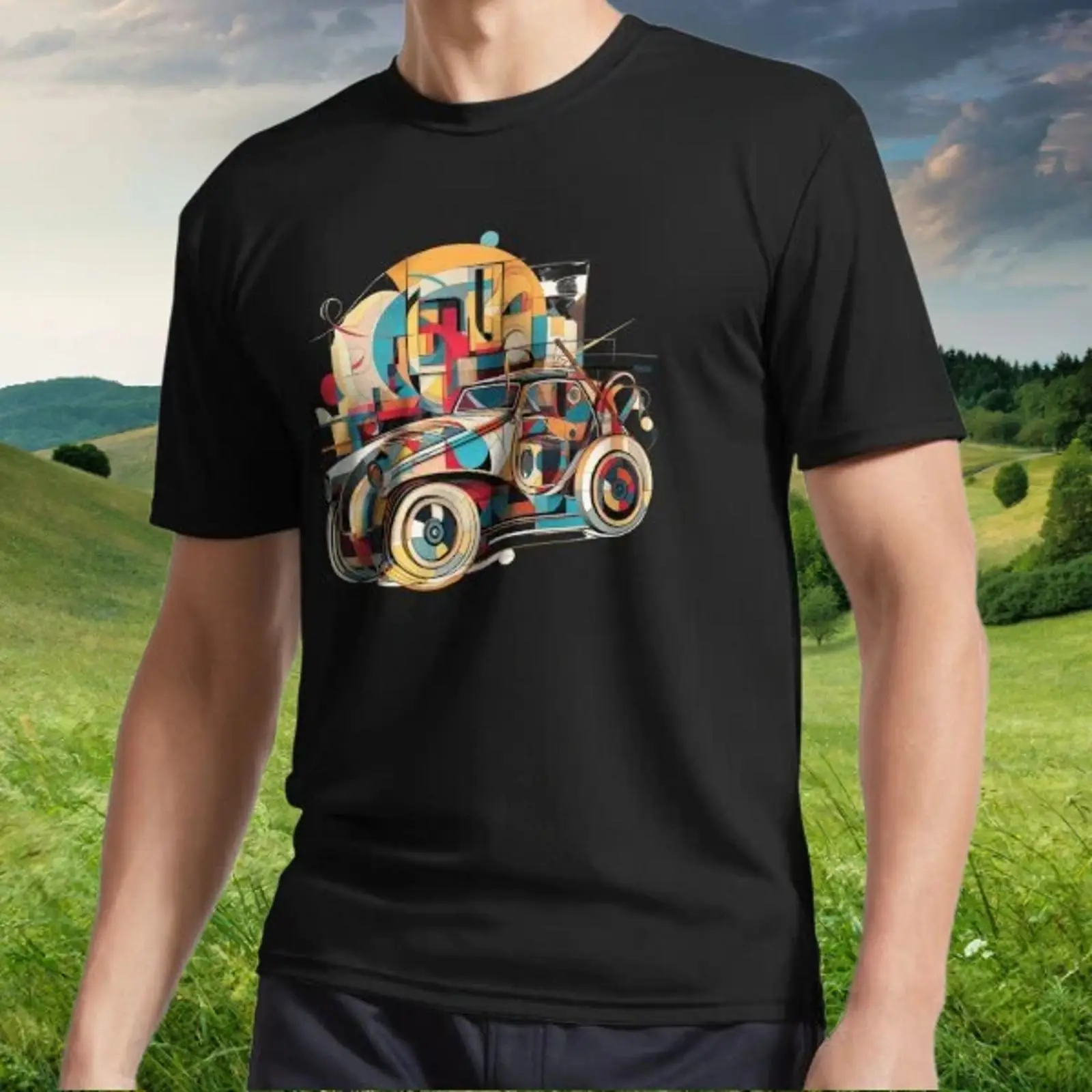 Vintage Fashion Collage - Nouveau T-shirt Américain avec motif de