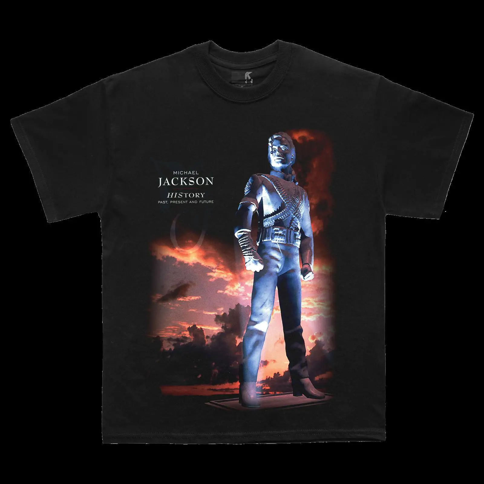 Vintage Fashion History - T-shirt HIStory Album vintage délavé, polyvalent,