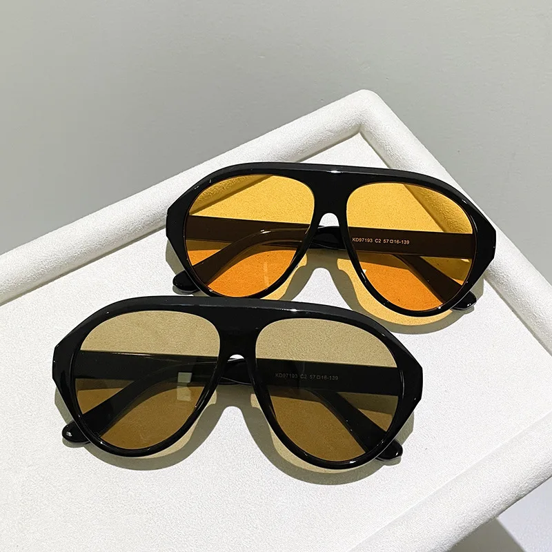 Vintage Fashion Glasses - Lunettes de soleil aviateur oversize tendance