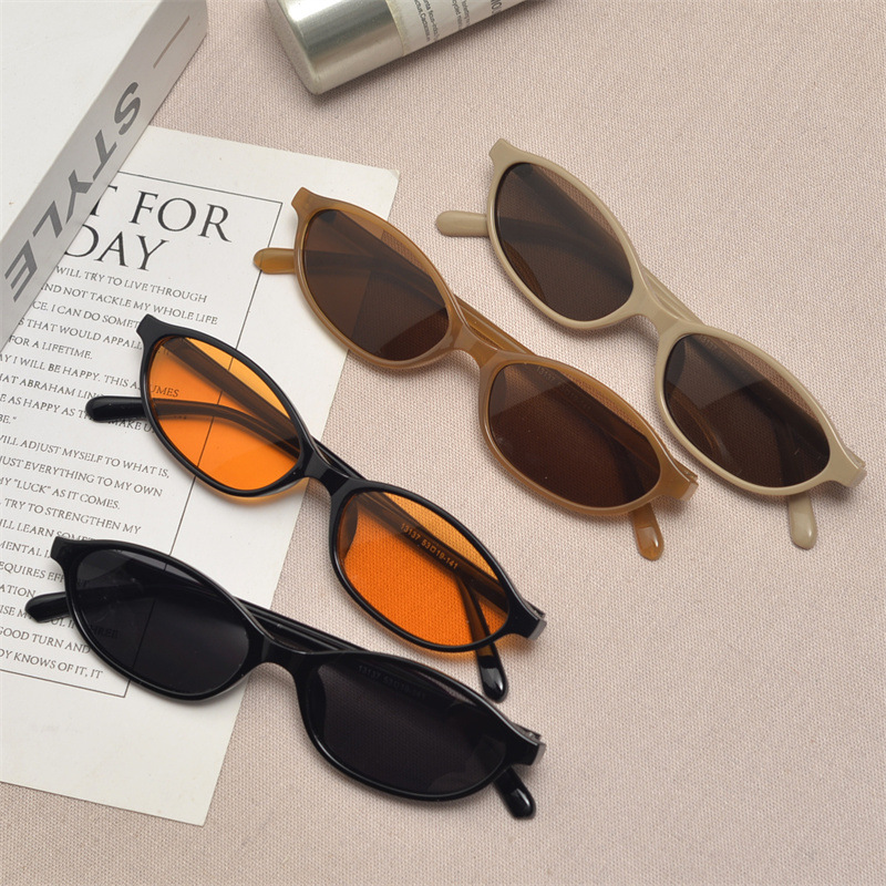 Vintage Fashion Glasses - Nouvelles lunettes de soleil ovales rétro