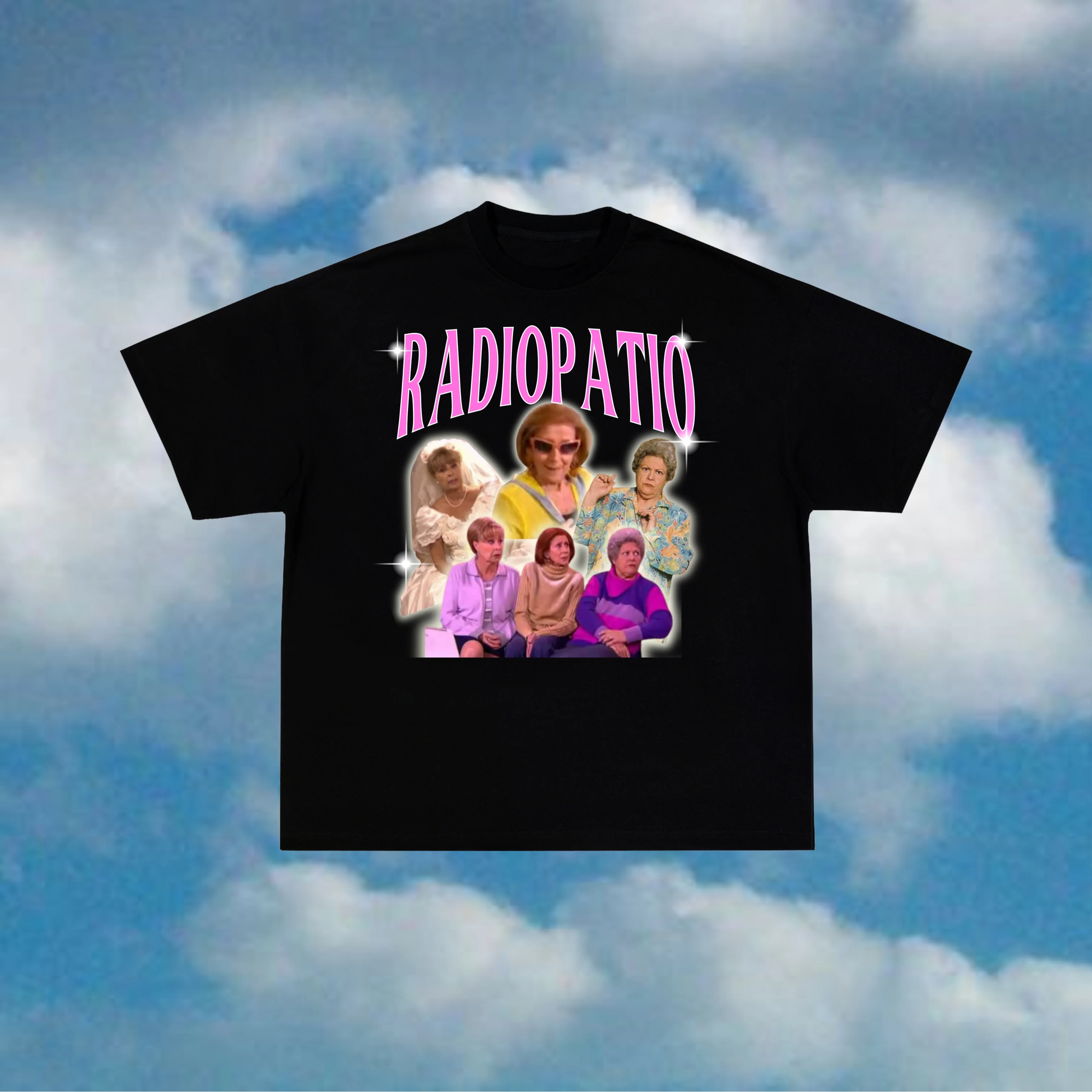 Vintage Fashion Collage - Vintage RadioPatio Collage hommes t-shirts imprimer