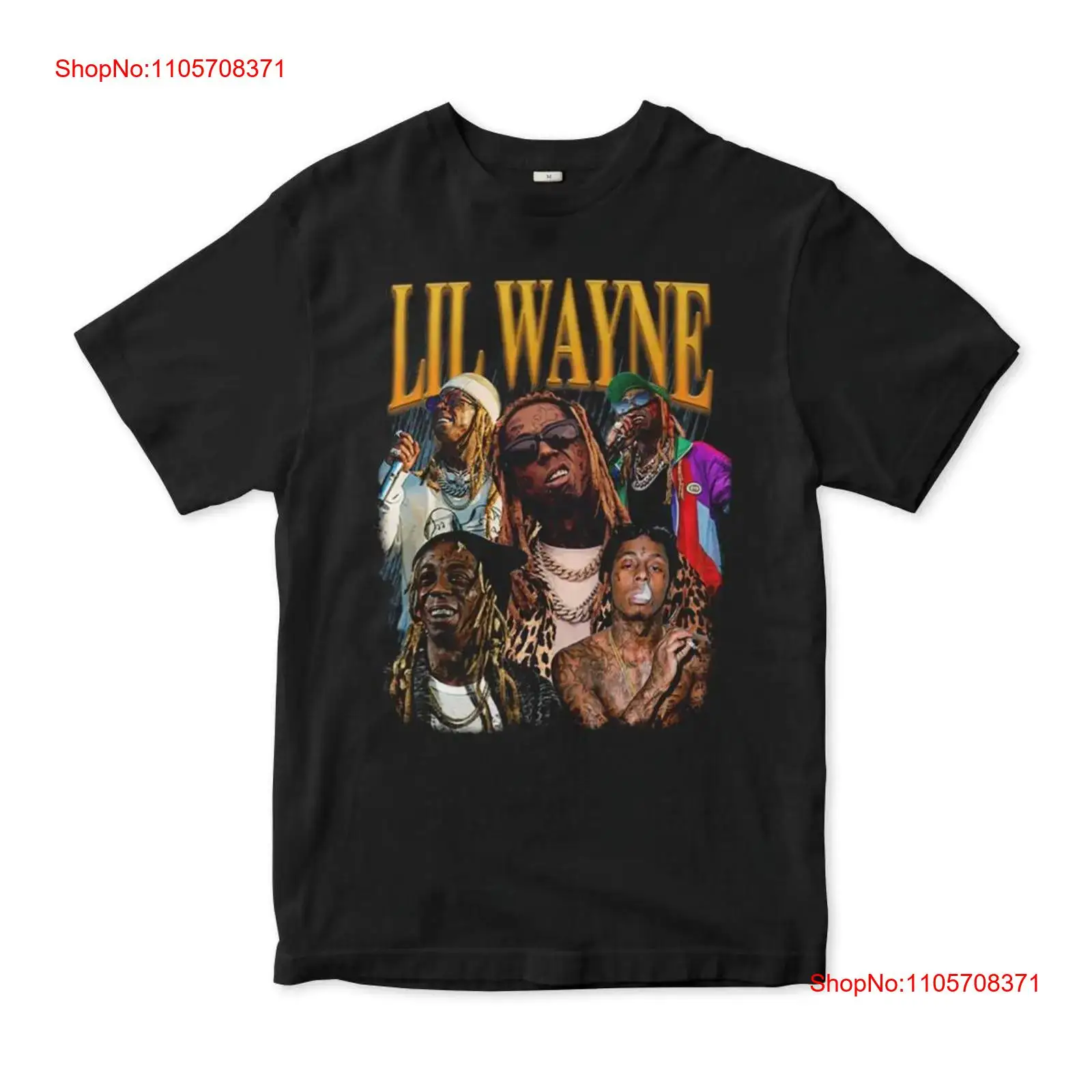 Vintage Fashion Collage - T-shirt en coton Lil Wayne Collage
