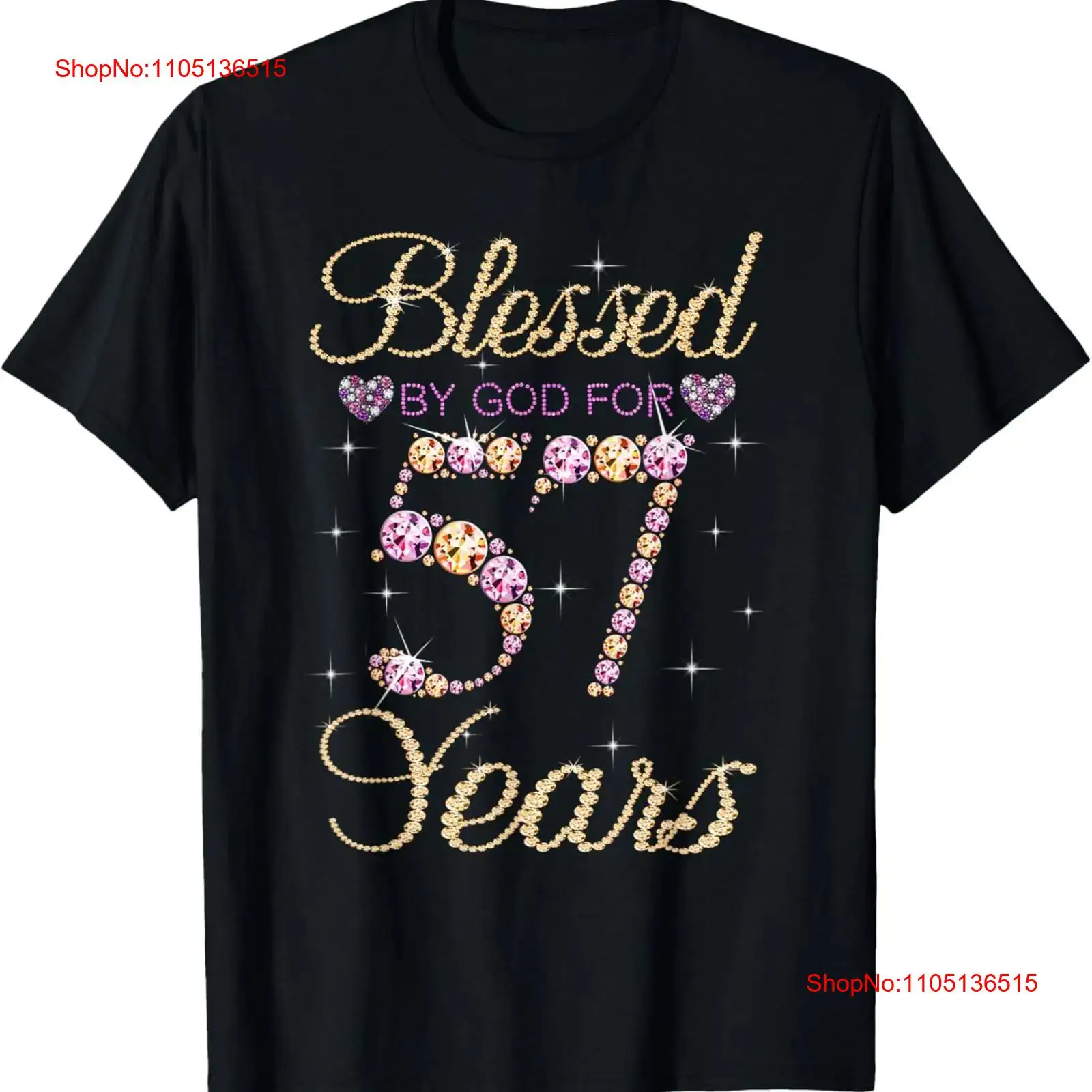 Vintage Fashion Years - Bienheureuse par Dieu pour 57 ans