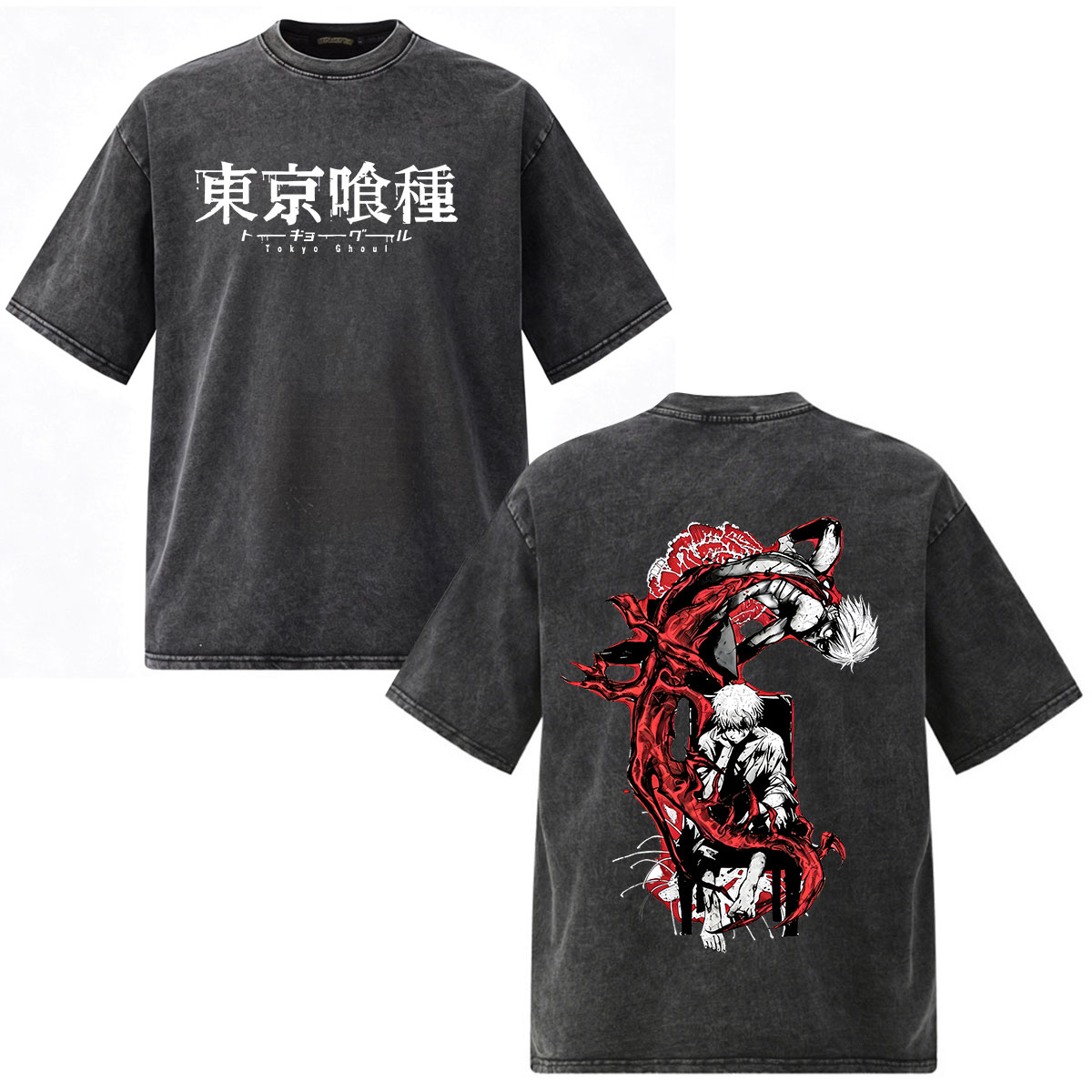 Vintage Fashion In Tokyo - T-shirt Anime Tokyo Ghoul Ken Kaneki