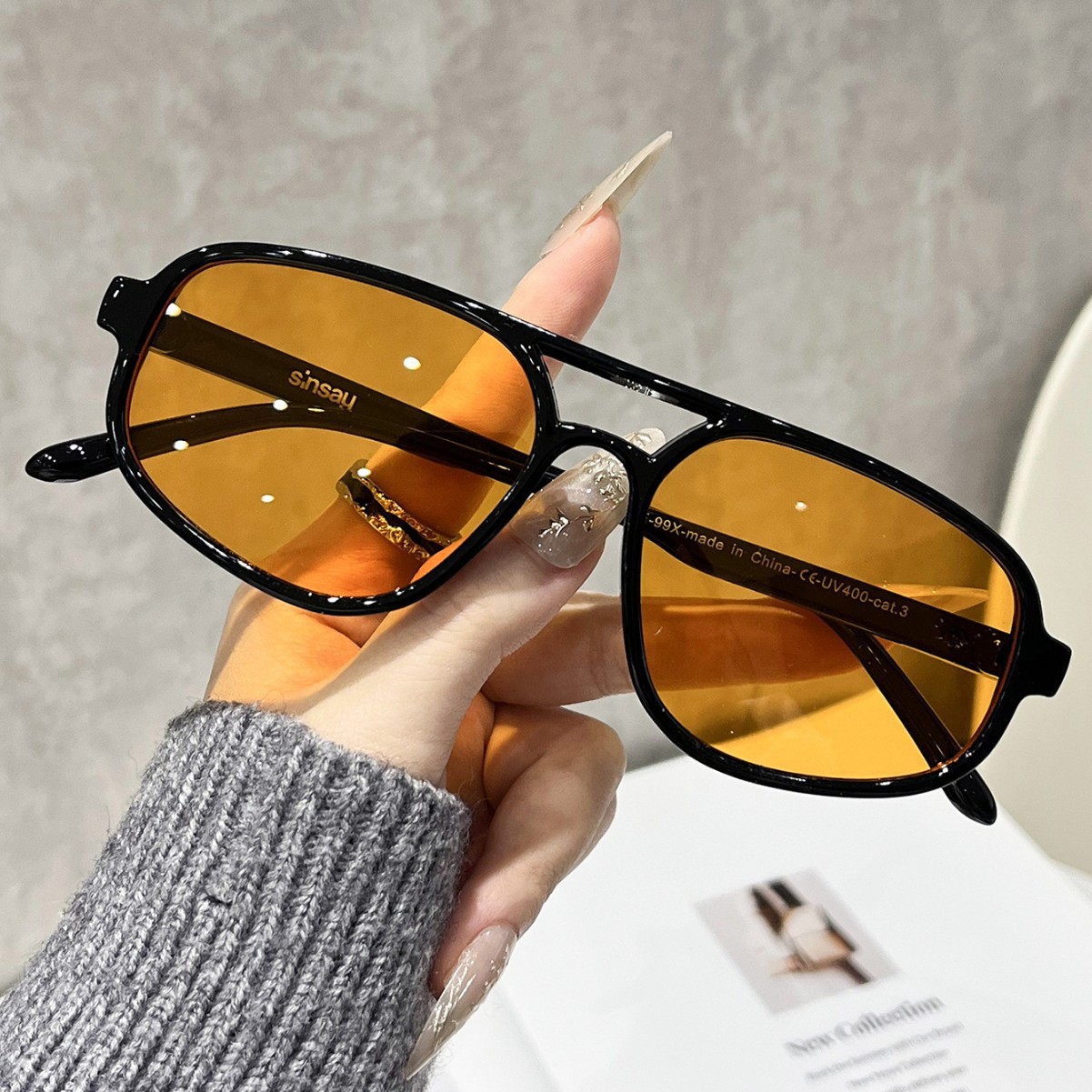 Vintage Fashion Design - Nouvelles lunettes de soleil ovales rétro