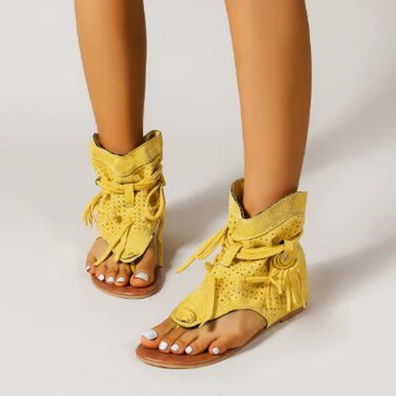 Vintage Fashion Rome - Nouvelles Sandales Rétro Gladiator 2026 pour