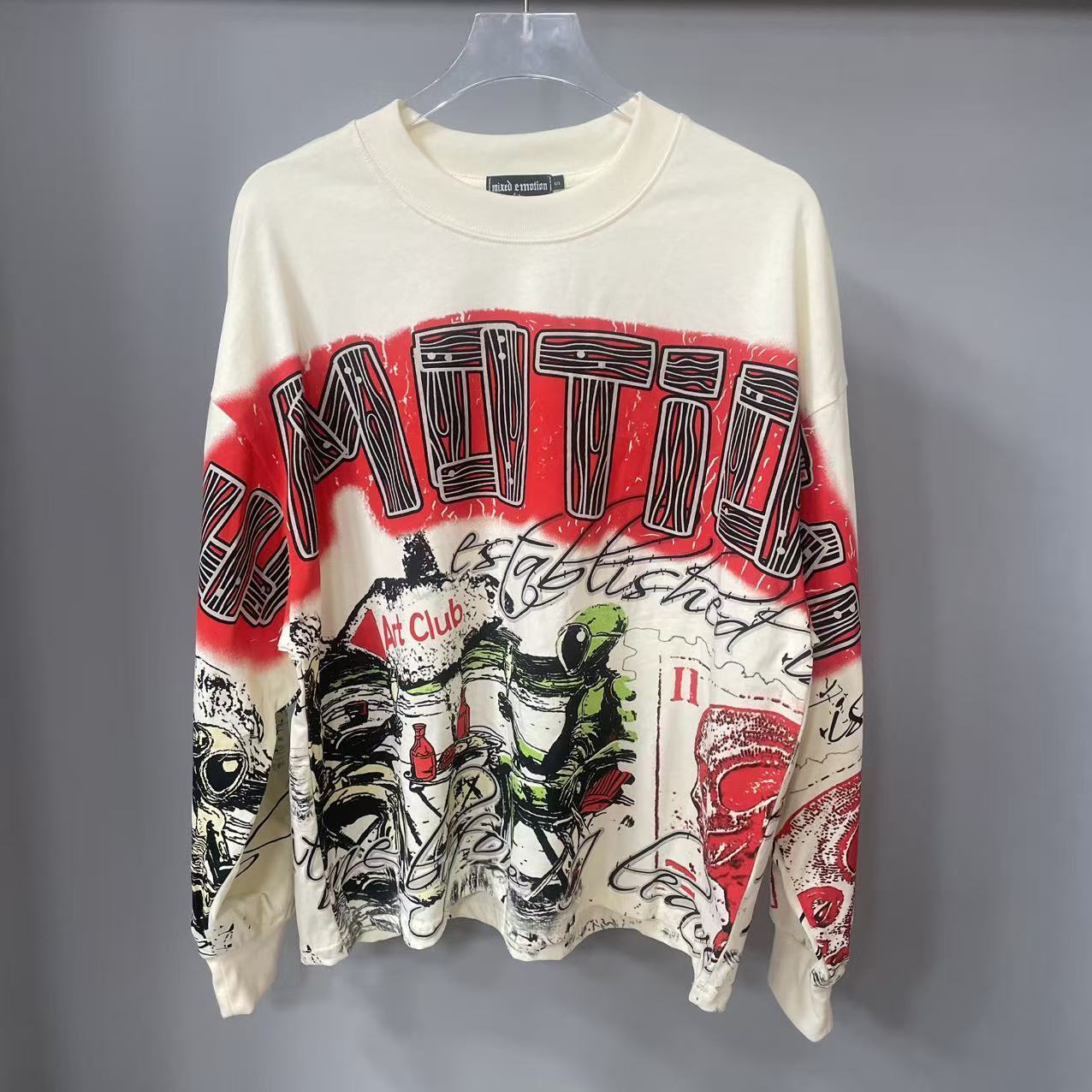 Vintage Fashion Designer - T-shirt à manches longues MIXED-EMOTION de