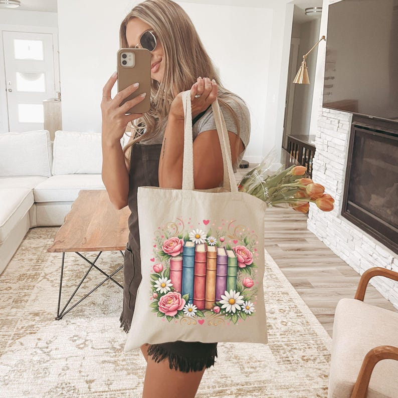 Vintage Fashion Coloring Book - Sac fourre-tout vintage en toile à