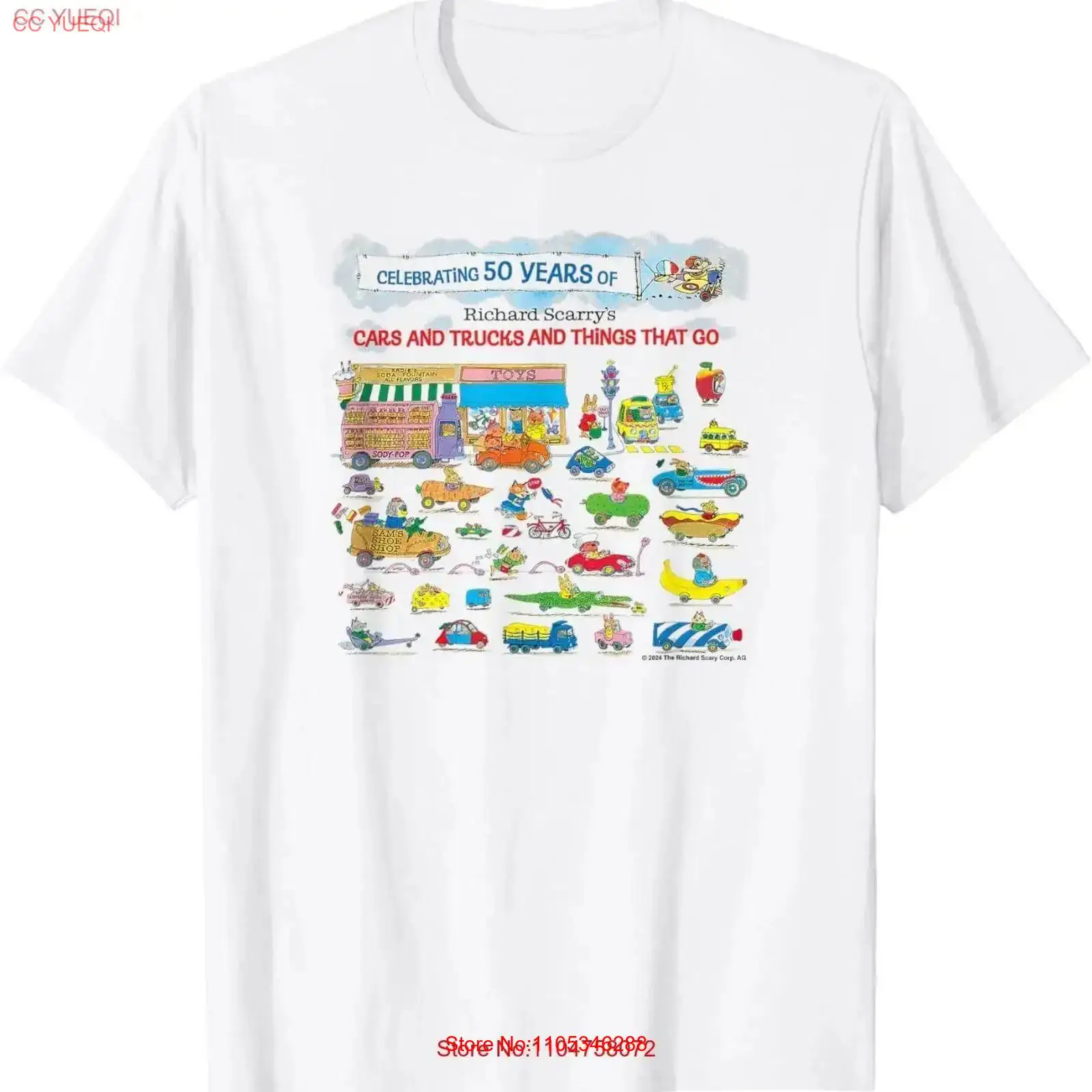 Vintage Fashion Years - T-shirt vintage Richard Scarry 50 Year