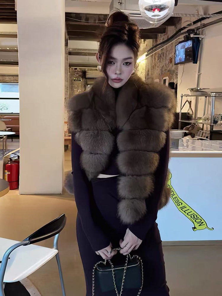 Vintage Fashion Years - Veste en peluche écologique pour femme,