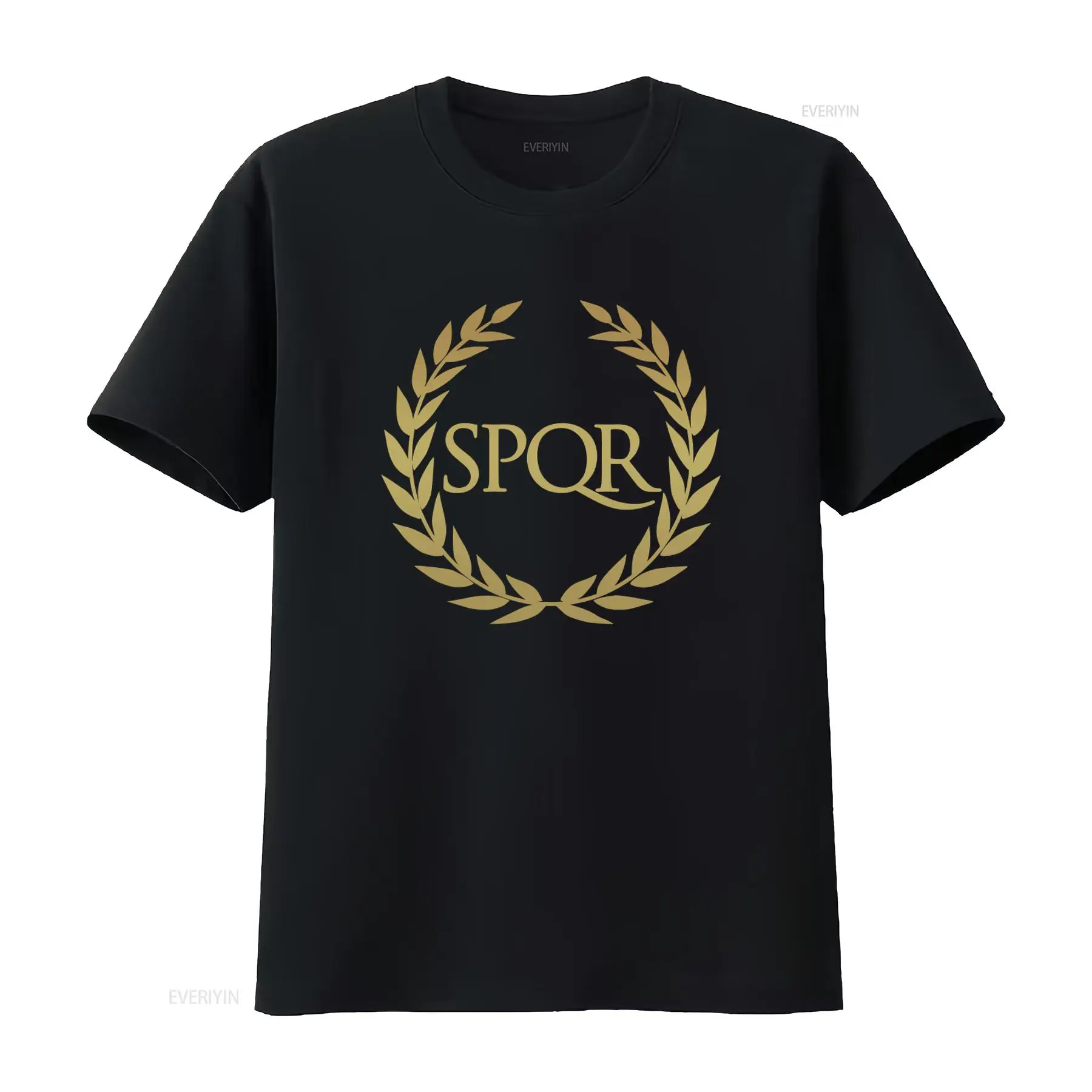 Vintage Fashion Rome - T-shirt SPQR avec motif couronne de