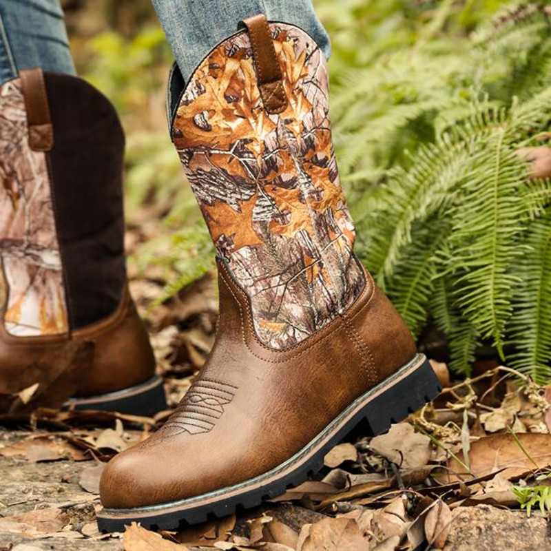 Bottes de cowboy à enfiler pou - Vintage Fashion Designer avis et prix