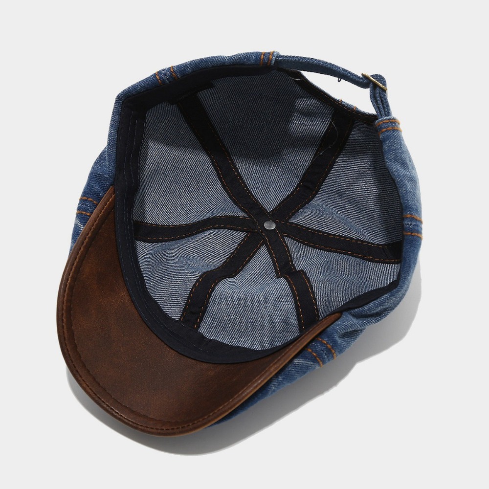 Béret en Denim délavé à la mod - Vintage Fashion Hats avis et prix