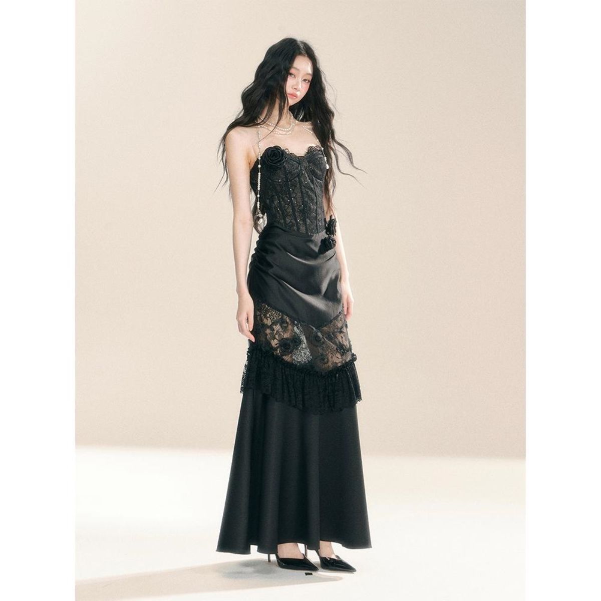 Robe longue vintage gothique g - Vintage Fashion Designer avis et prix