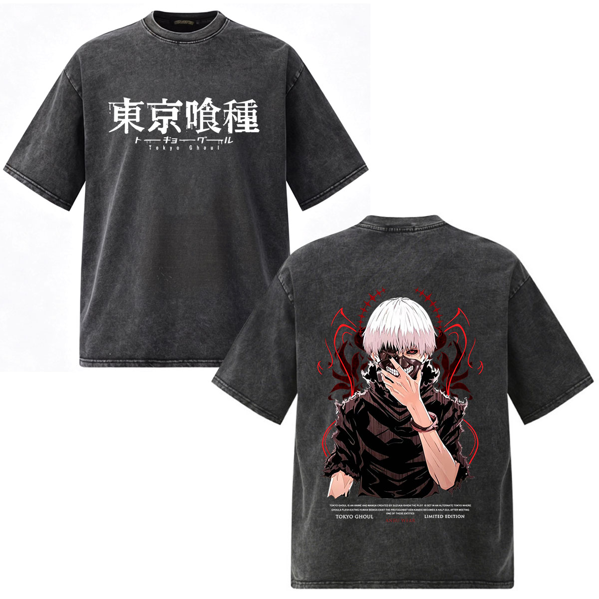 T-shirts vintage délavés Anime - Vintage Fashion In Tokyo avis et prix