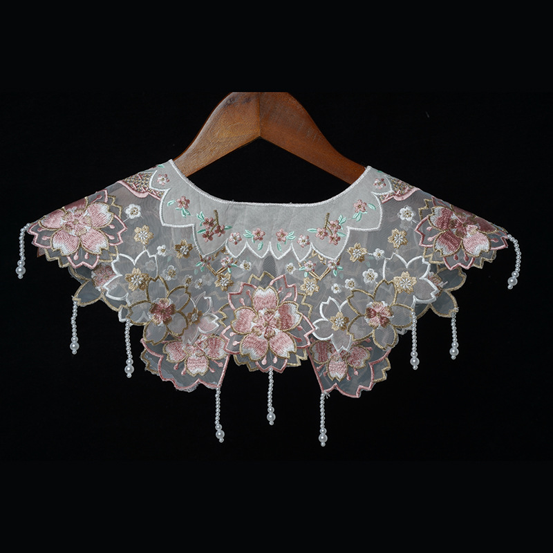 Faux col en maille brodée pour - Vintage Fashion Photographers avis et prix