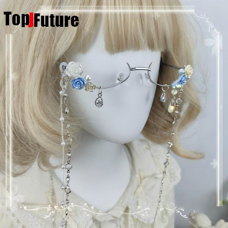 Lunettes demi-cerclées florale - Vintage Fashion Glasses avis et prix
