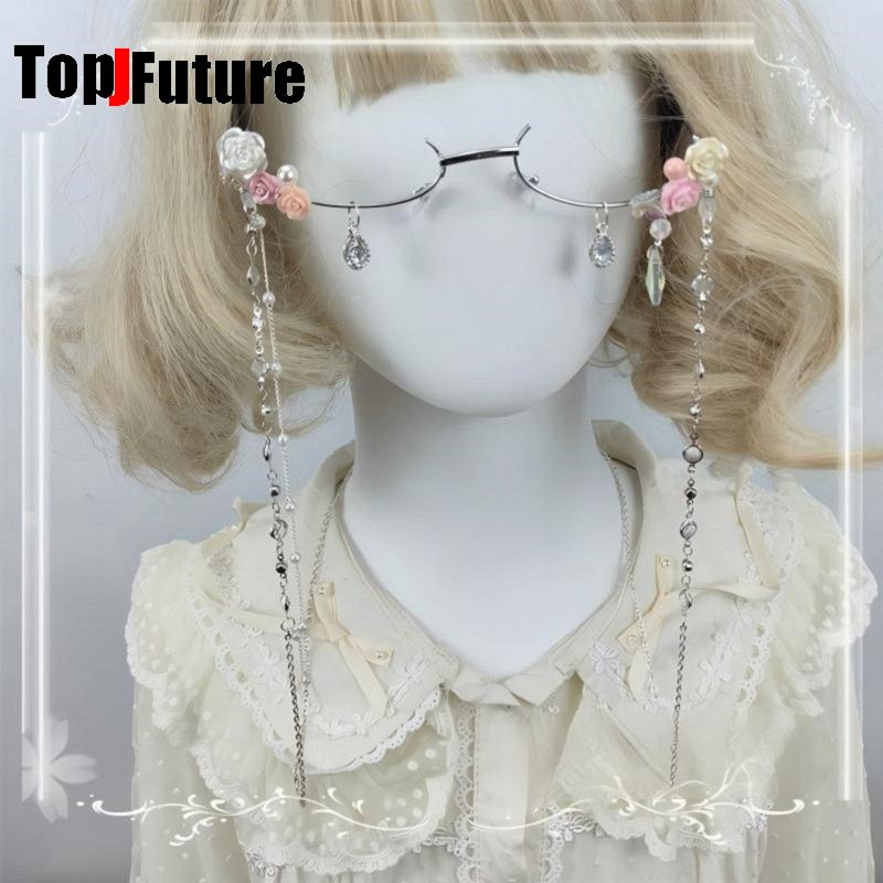 Lunettes demi-cerclées florale - Vintage Fashion Glasses avis et prix